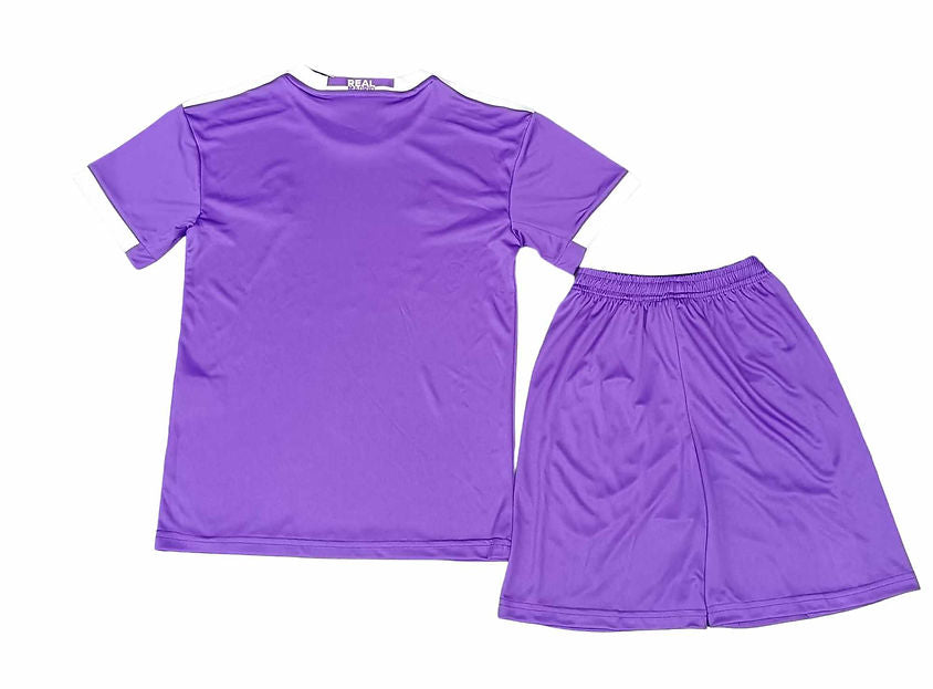 Retro Real Madrid Away Kids Kit 2016/2017 - Retro Shirt Stories