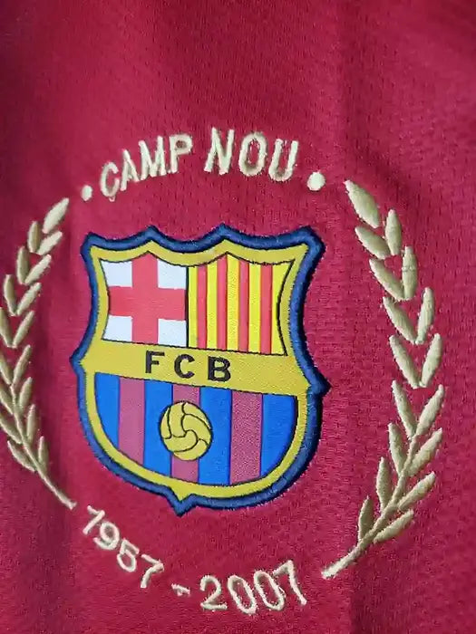 Retro Barcelona LS Home Shirt 2007/2008 - Retro Shirt Stories