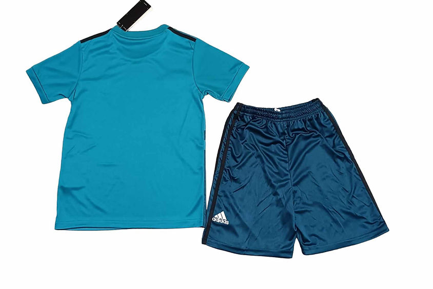 Retro Real Madrid 3rd Kids Kit 2017/2018 - Retro Shirt Stories