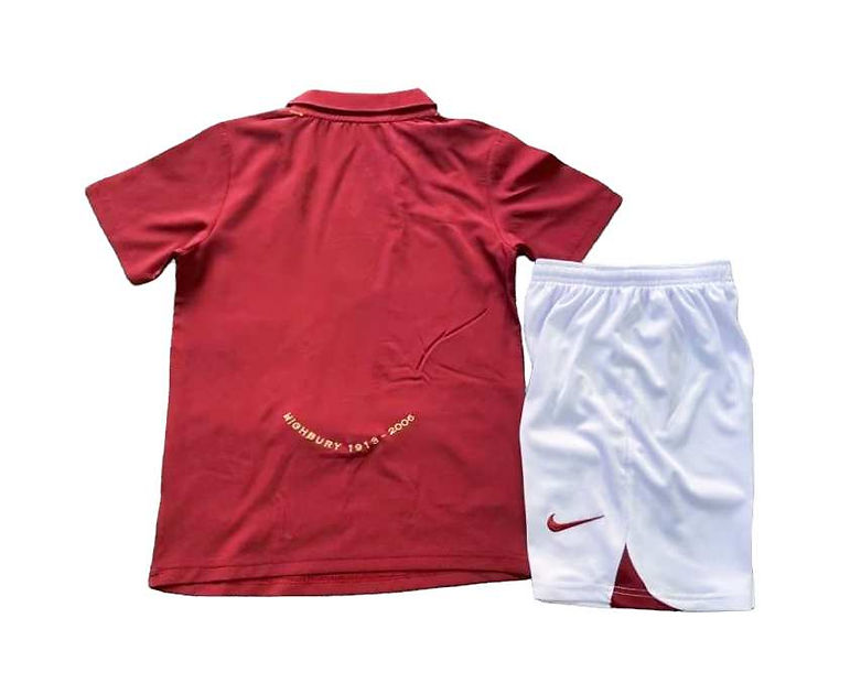 Retro Arsenal Away Kids Kit 2005/2006 - Retro Shirt Stories