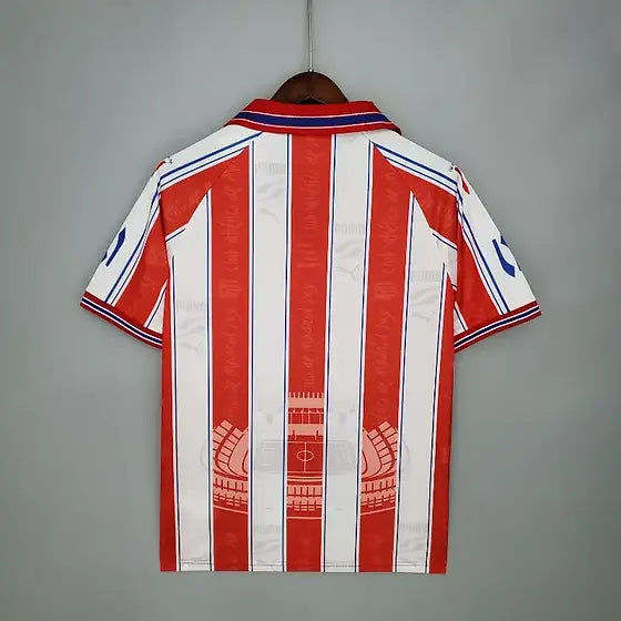 Retro Atlético Madrid Home Shirt 1996/1997 - Retro Shirt Stories