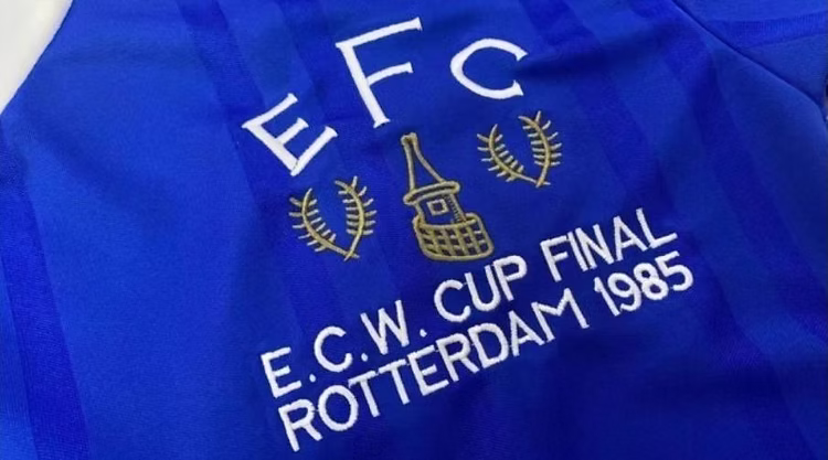 Retro Everton Home 1985 Shirt ECW Final Edition - Time Warp Kits
