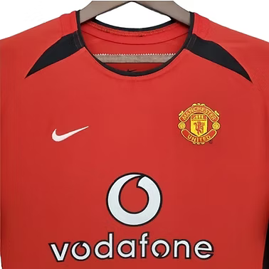 Retro Manchester United Home LS Shirt 2002/2004 - Retro Shirt Stories