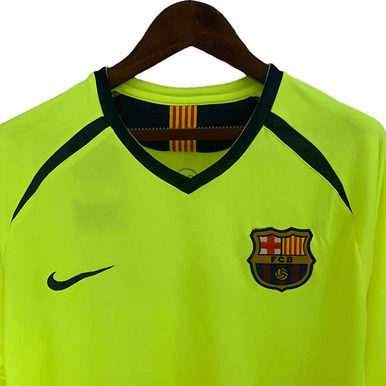 Retro Barcelona LS Away Shirt 2005/2006 - Retro Shirt Stories