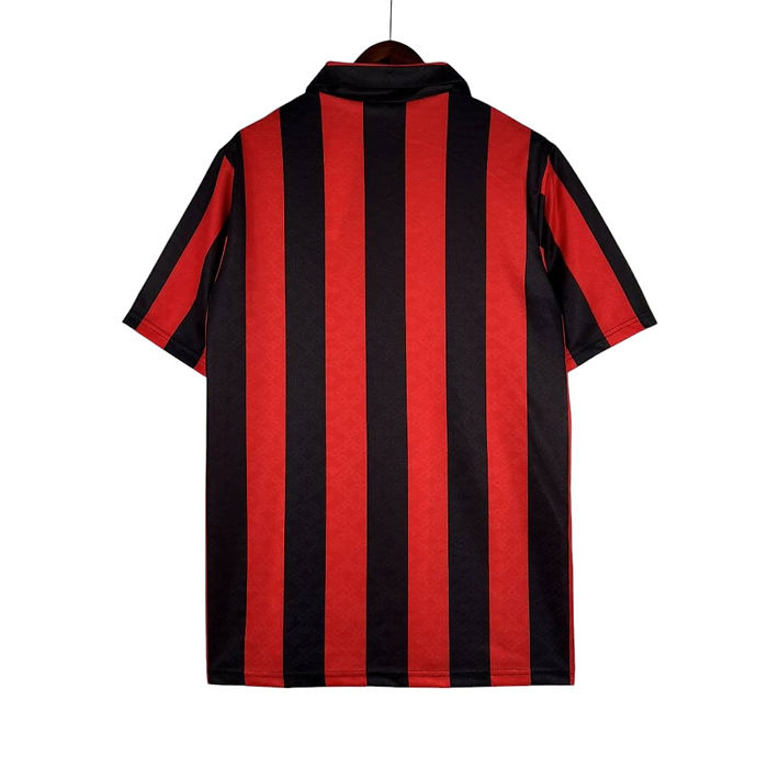Retro AC Milan Home Shirt 1989/1990 - Retro Shirt Stories