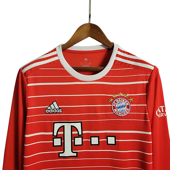 Bayern Munich LS Home Shirt 2022/2023 - Retro Shirt Stories
