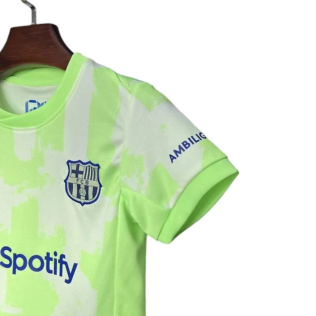 Barcelona 3rd Kids Kit 2024/2025 - Retro Shirt Stories