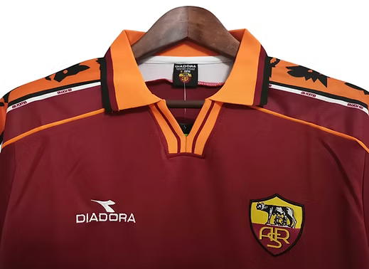 Retro Roma LS Home Shirt 1998/1999 - Retro Shirt Stories