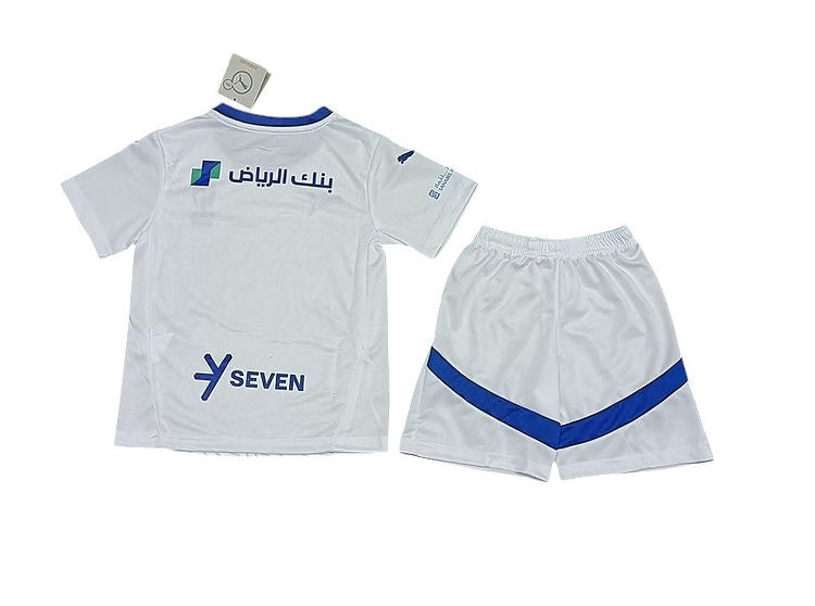 Al-Hilal Away Kids Kit 2024/2025 - Retro Shirt Stories