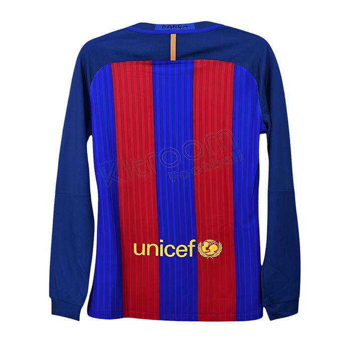 Retro Barcelona LS Home Shirt 2016/2017 - Retro Shirt Stories