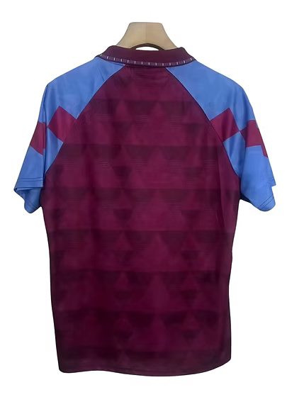 Retro Aston Villa Home Shirt 1990/1992 - Time Warp Kits