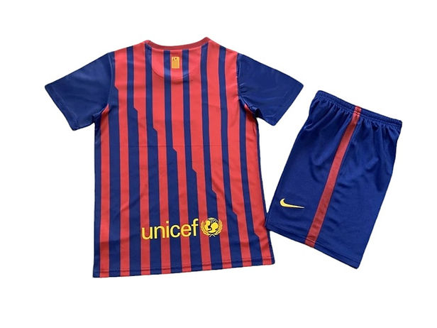 Retro Barcelona Home Kids Kit 2011/2012 - Retro Shirt Stories