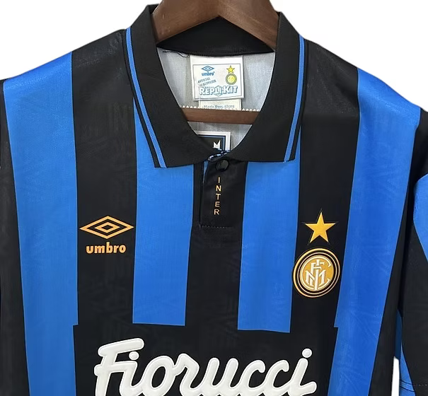 Retro Inter Milan Home Shirt 1992/1993 - Retro Shirt Stories