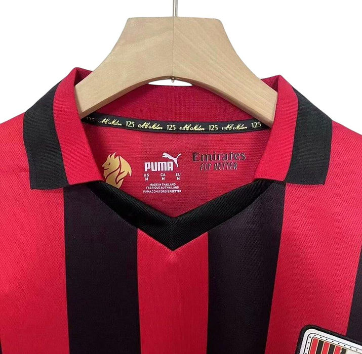 AC Milan LS Home Shirt 125th Anniversary edition - Retro Shirt Stories
