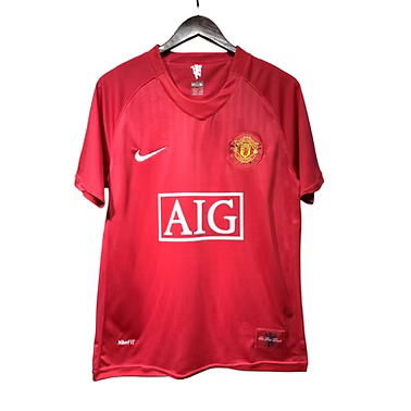 Retro Manchester United Home Shirt 2007/2009 - Retro Shirt Stories