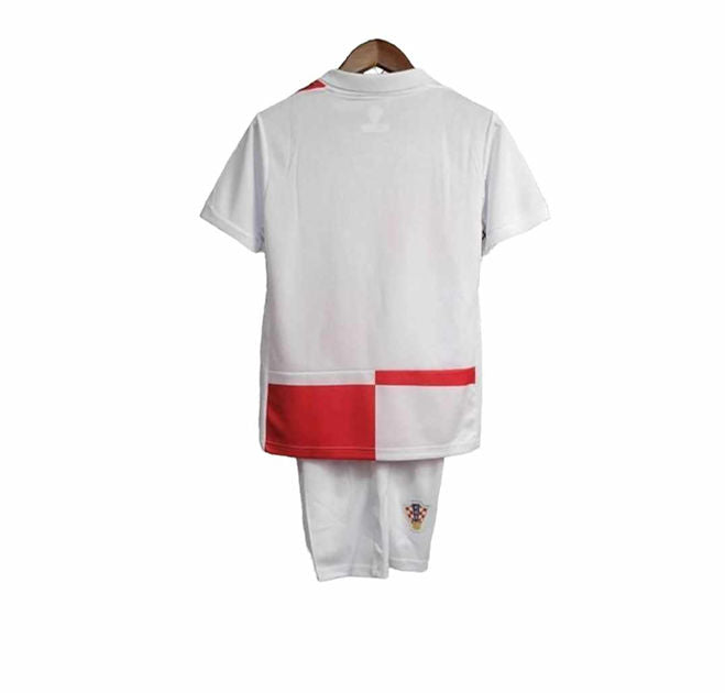 Croatia Home Kids Kit 2024 - Retro Shirt Stories