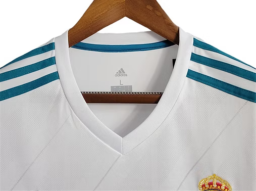 Retro Real Madrid Home LS Shirt 2017/2018 - Retro Shirt Stories