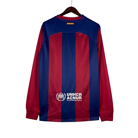 Barcelona LS Home Shirt 2023/2024 - Retro Shirt Stories