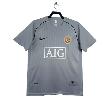 Retro Manchester United GK Shirt 2007/2008 - Retro Shirt Stories