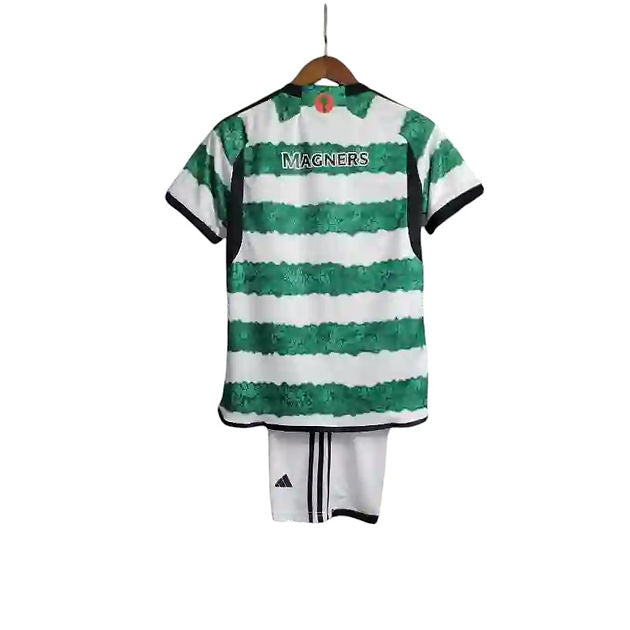 Celtic Home Kids Kit 2023/2024 - Retro Shirt Stories