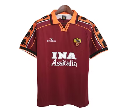 Retro Roma Home Shirt 1998/1999 - Retro Shirt Stories