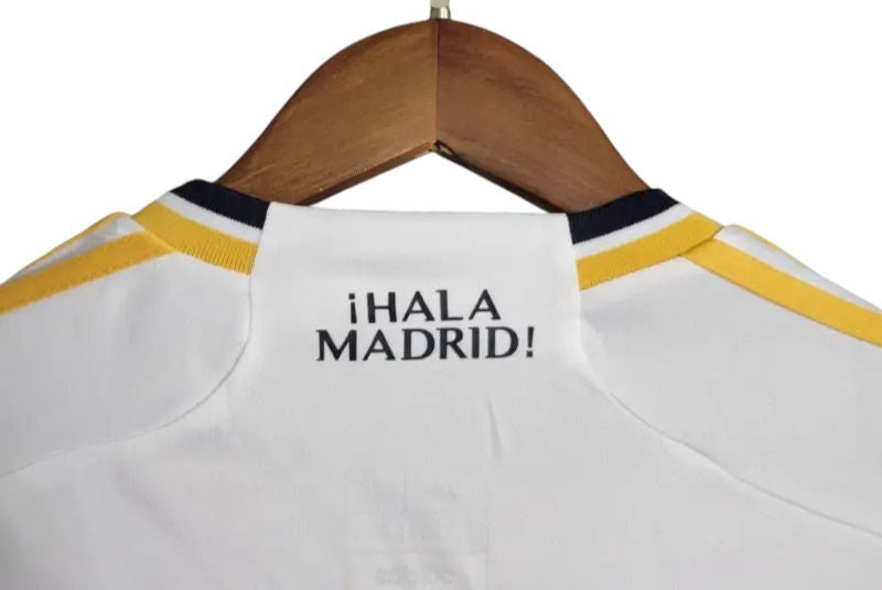 Real Madrid LS Home Kids Kit 2023/2024 - Retro Shirt Stories
