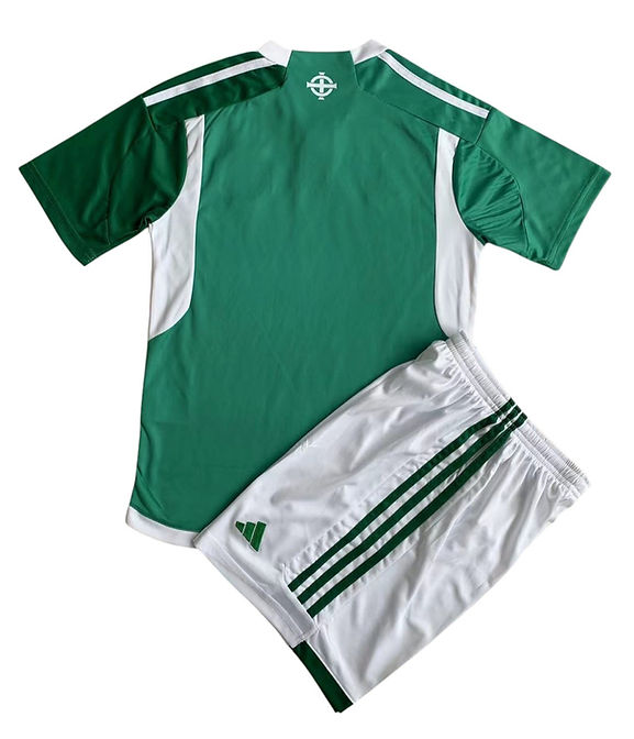 Northern Ireland Home Kids Kit 2023 - Retro Shirt Stories