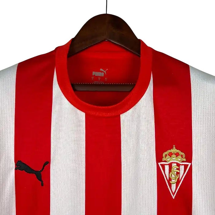 Sporting Gijón Home Shirt 2023/2024 - Retro Shirt Stories
