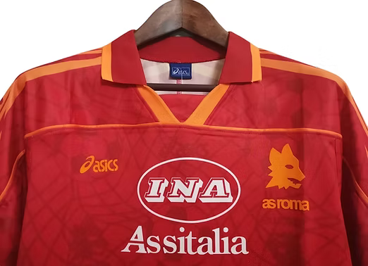 Retro Roma Home Shirt 1995/1996 - Retro Shirt Stories