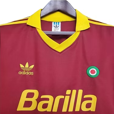 Retro Roma Home Shirt 1991/1992 - Retro Shirt Stories