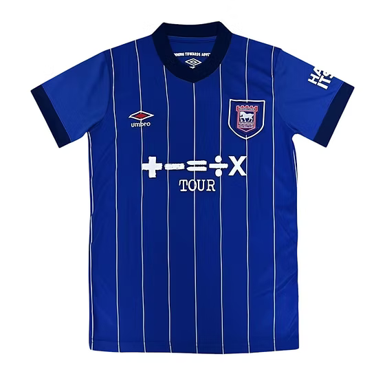 Ipswich Town Home Shirt 2024/2025 - Time Warp Kits