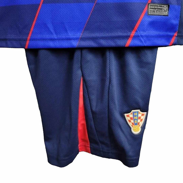 Croatia Away Kids Kit 2024 - Retro Shirt Stories