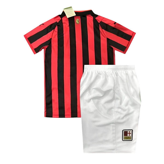 AC Milan 125th Anniversary Home Kids Kit - Retro Shirt Stories