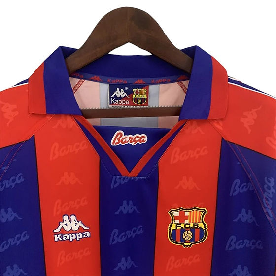 Retro Barcelona LS Home Shirt 1995/1997 - Retro Shirt Stories