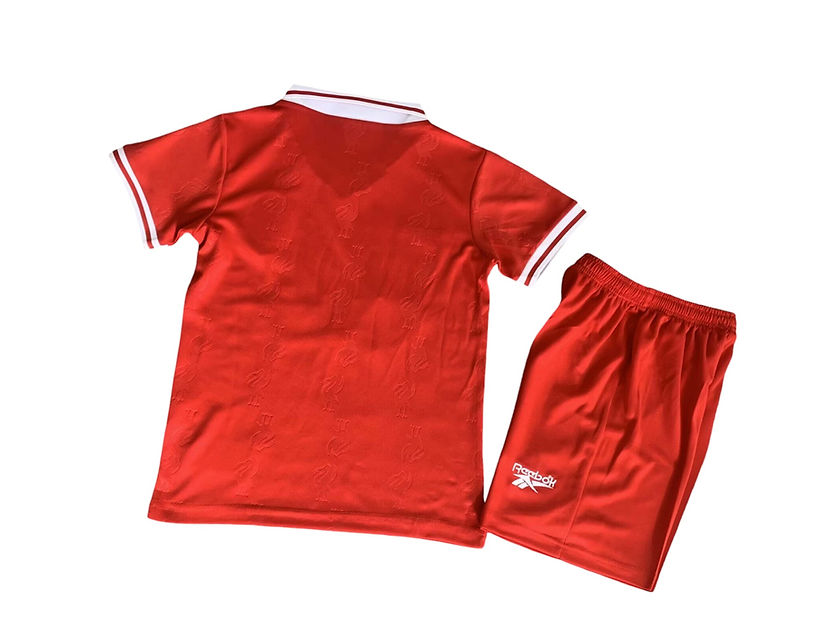 Retro Liverpool Home Kids Kit 1996/1997 - Retro Shirt Stories