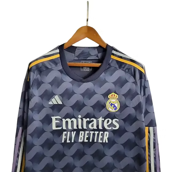 Real Madrid LS Away Shirt 2023/2024 - Retro Shirt Stories