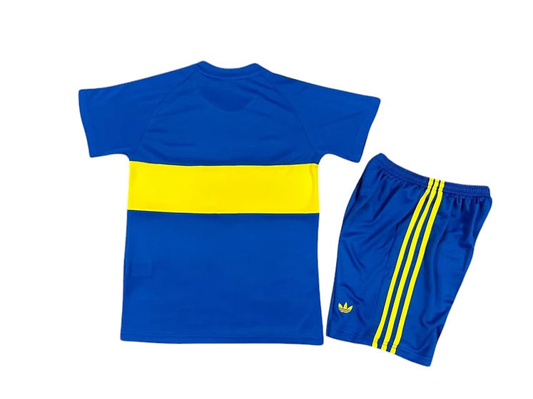 Retro Boca Juniors Home Kids Kit 1981 - Retro Shirt Stories