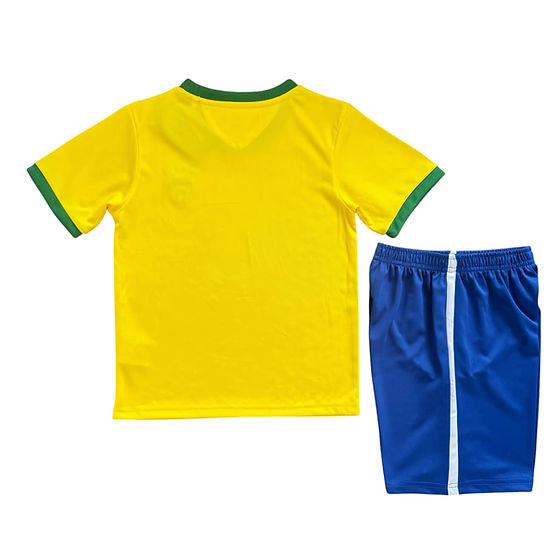 Retro Brazil Home Kids Kit 1970 - Retro Shirt Stories