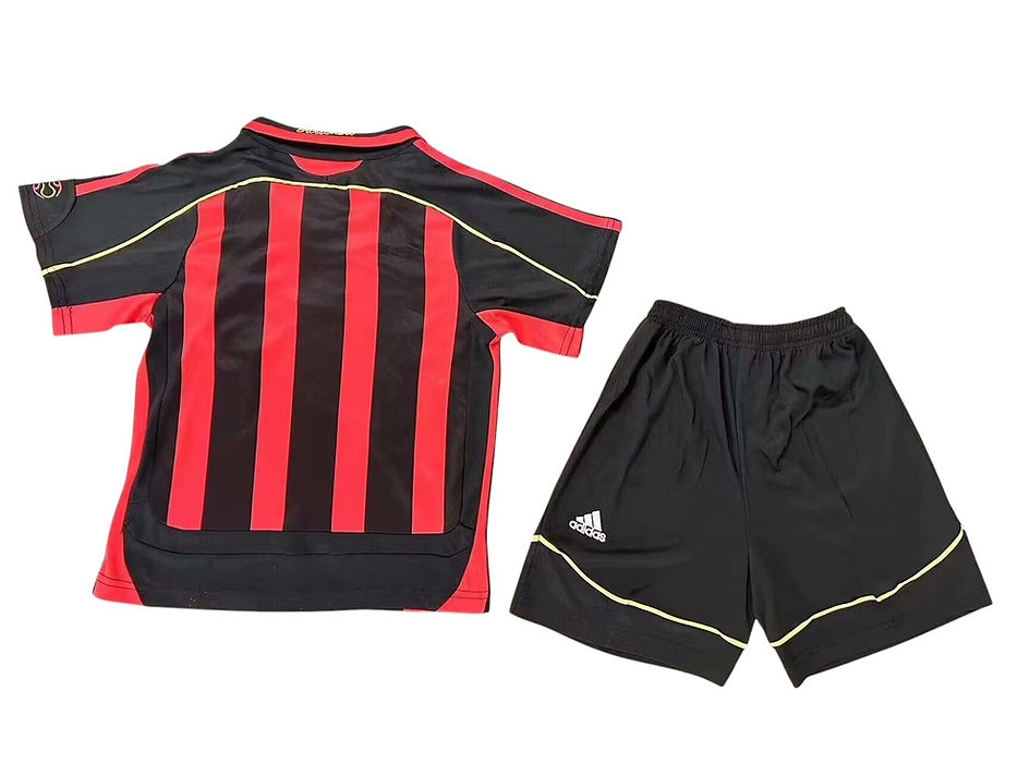 Retro AC Milan Home Kids Kit 2006/2007 - Retro Shirt Stories
