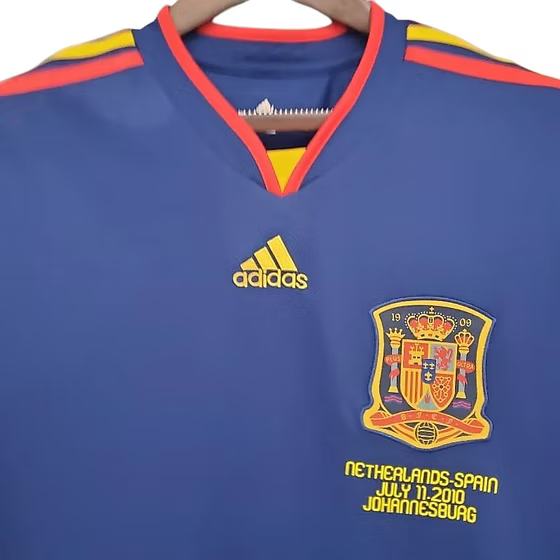 Retro Spain LS Away Shirt 2010 - Retro Shirt Stories