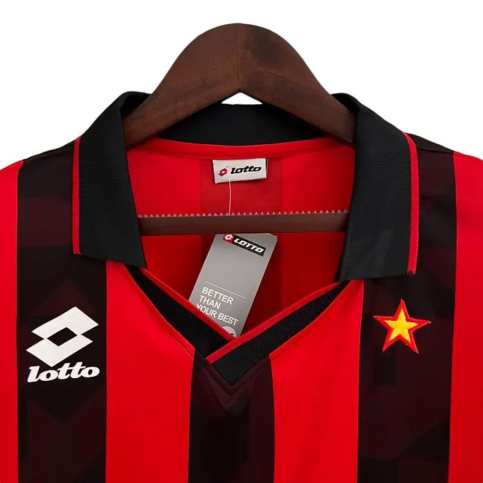 Retro AC Milan Home Shirt 1990/1991 - Retro Shirt Stories