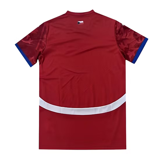 Czech Republic Home Shirt 2024 - Retro Shirt Stories