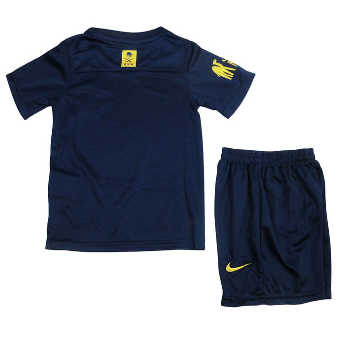 Al-Nassr Away Kids Kit 2023/2024 - Retro Shirt Stories