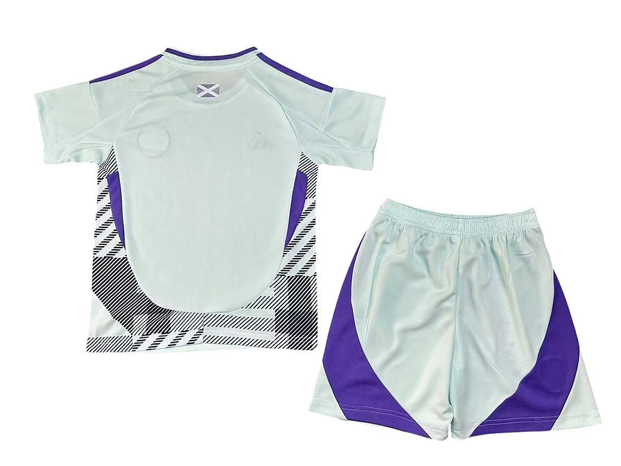 Scotland Away Kids Kit 2024 - Retro Shirt Stories