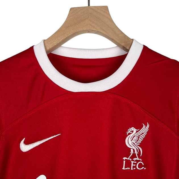 Liverpool Home Kids Kit 2023/2024 - Retro Shirt Stories