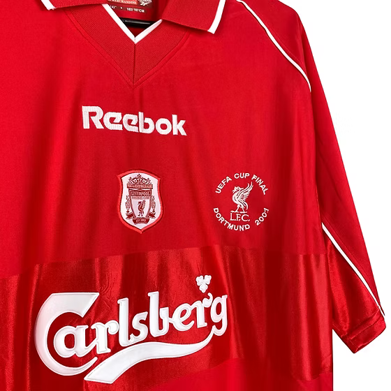Retro Liverpool Home Uefa Cup Final Shirt 2000/2001 - Retro Shirt Stories