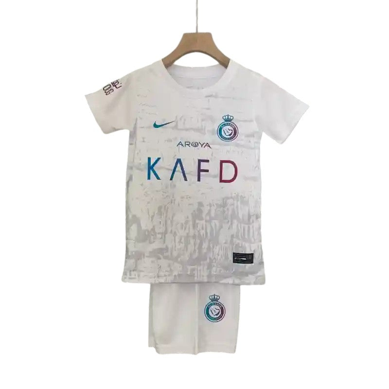 Al-Nassr 3rd Kids Kit 2023/2024 - Retro Shirt Stories