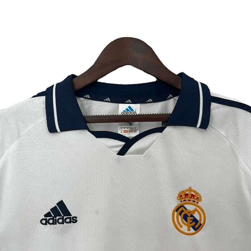 Retro Real Madrid Home LS Shirt 2000/2001 - Time Warp Kits