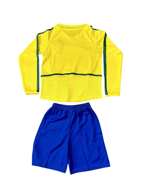 Retro Brazil LS Home Kids Kit 2002 - Retro Shirt Stories