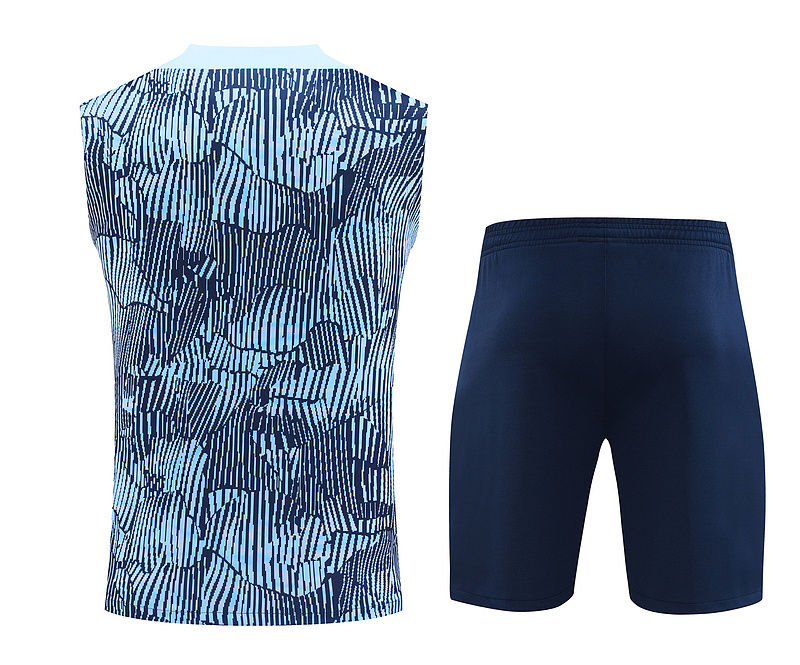 PSG 2024/2025 Training Vest Kit Navy - Retro Shirt Stories